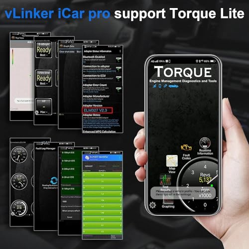 vLinker iCar Pro Mini OBD2 Bluetooth Scanner for iOS/Android OBD Adapter Car Diagnostic Code Reader Scan Tools - Image 4