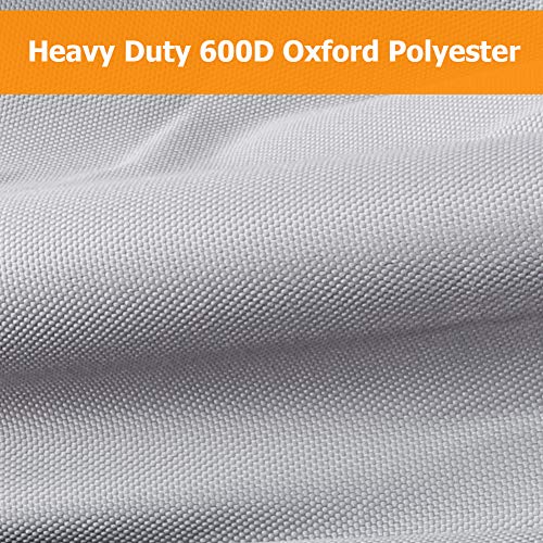 iCOVER Outboard Motor Cover Heavy Duty 600D Waterproof Engine Hood Covers, 23" DX13.5 WX16.5 H - Image 3