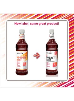 Monin - Total Immunity Boost, Immune Support Supplement, Liquid Blend of Vitamins, Minerals, & Antioxidants, Immune Boosting Vitamin C & D + Elderberry, For All Beverages, Low Calorie (33.8 oz + Pump) - pzsku/Z8A731EBACB12909C4682Z/45/_/1739882597/7f931431-3436-4e97-bc74-8fac2265b056