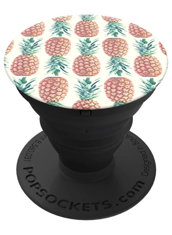 PopSockets: Collapsible Grip & Stand for Phones and Tablets - Pineapple Pattern - Image 1