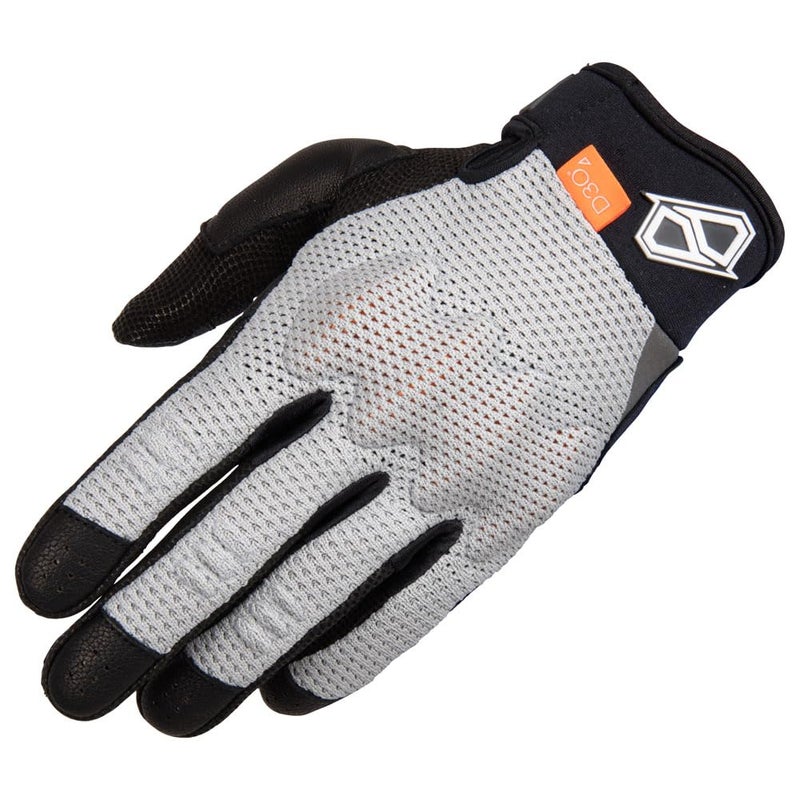 MSRâ„¢ ADV Air Motorcycle Dual Sport Dirt Bike Warm Weather Vented Gloves w/D3O (Medium, Gray) - Image 1