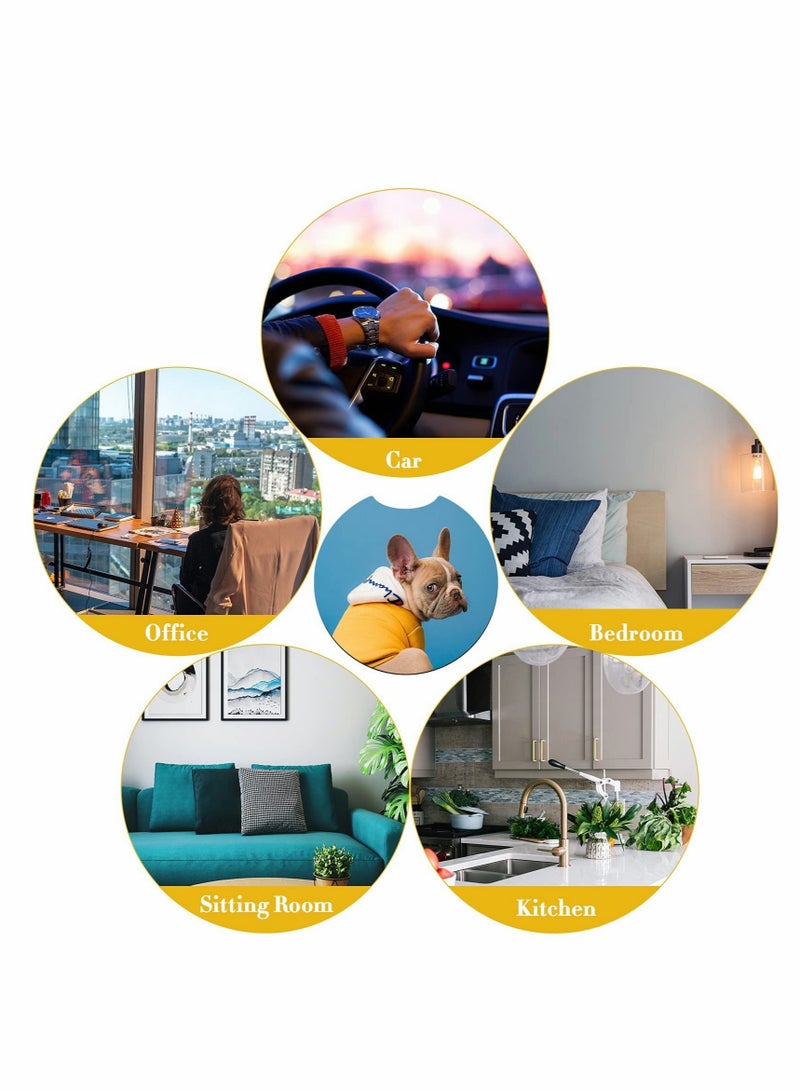 Excefore Car Cup Coaster Car Coasters, Round Opening Drink 50 PCS 2.75 in for DIY Crafts Car Cup Coasters, Painting Project, Thermal Sublimation DIY Crafts - Image 4