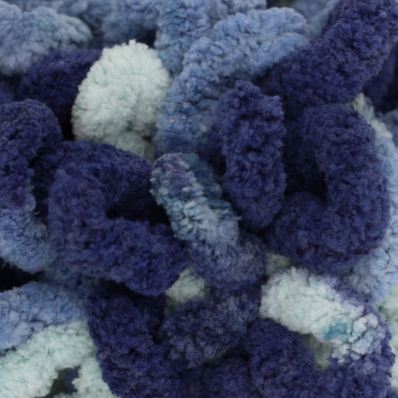 BambooMN JubileeYarn Fun Finger Loops Yarn - Jumbo Polyester - 100g/Skein - Pegasus - 6 Skeins - Image 2