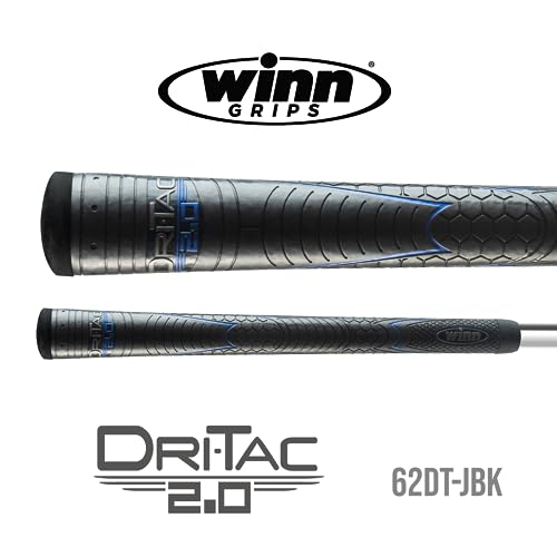 WINN DRI-TAC 2.0 MIDSIZE Golf Grip - Tacky Feel, Moisture-Wicking, Shock Absorption | AVS Technology for Enhanced Performance | Optimal Hand Alignment, Grip Pressure | Durable for Long-lasting Use - Image 2