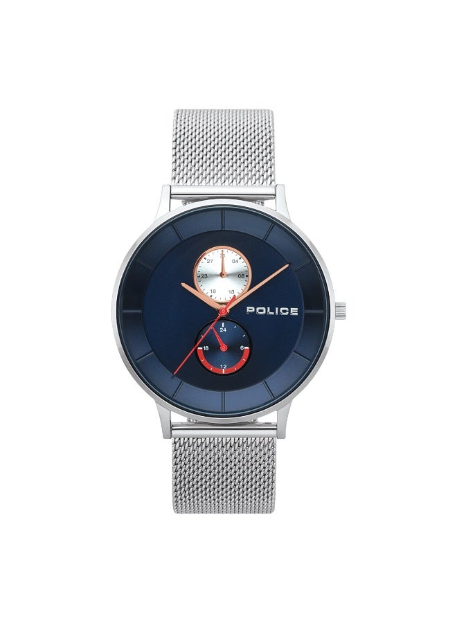 POLICE Men Berkeley Stainless Steel Bracelet Multifunction Watch for Men, 42mm - Image 1