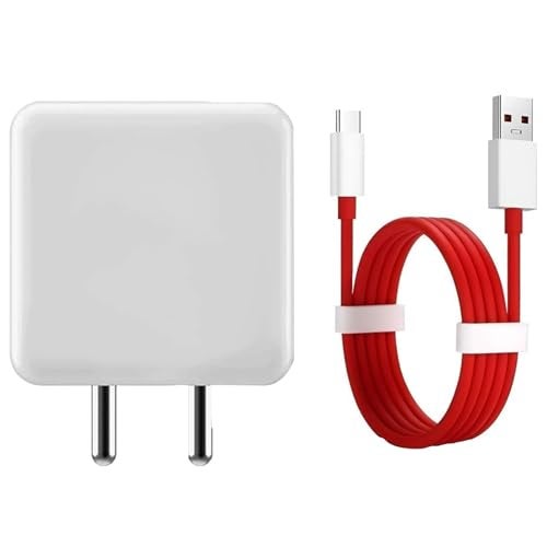 Kratos 65W Fast Charger Adapter & USB-A to Type C Cable Combo, Compatible with OnePlus, Realme, Xiaomi, Redmi, Oppo, Vivo & Other Smartphones, Type C Charger Supports Dash, Warp, Vooc,SuperVooc - Image 1