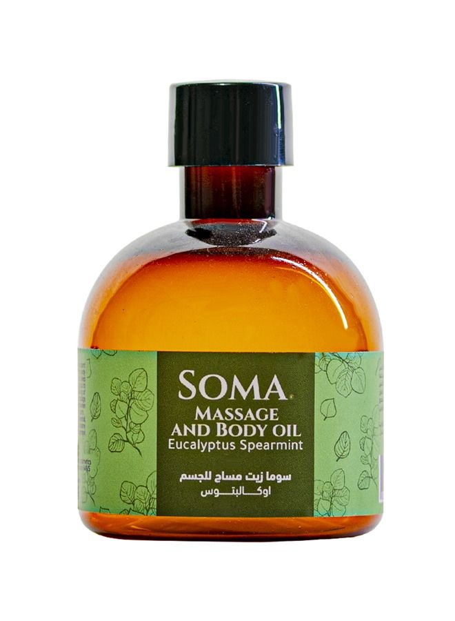 SOMA Massage and Body oil 170ml Eucalyptus Spearmint