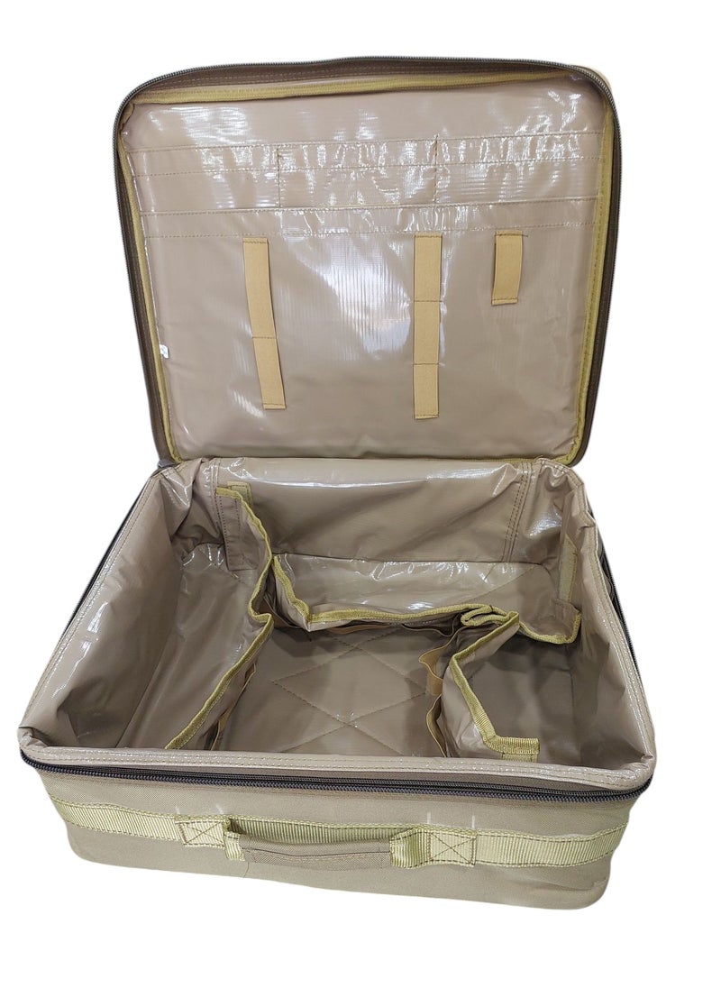 Safari Safari bag + sand color  size: 46*38*18 cm  - Image 2