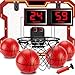 vignuto Indoor Basketball Hoop for KidsOver 3 Years Old Over The Door Basketball Hoop with Scoring Countdown and Music Accompaniment Kids Toys - Image 2