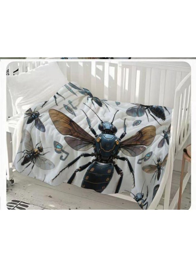 general Children's or student cartoon flannel thin blanket (warm and comfortable, suitable for sleep, games) 100cm*150cm - 775 - Image 3