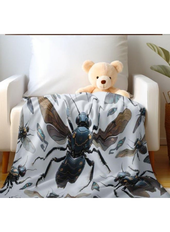 general Children's or student cartoon flannel thin blanket (warm and comfortable, suitable for sleep, games) 100cm*150cm - 775 - Image 5