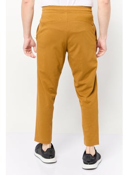 Adidas Men Sportswear Fit Drawstring Training Track Pants, Dark Mustard  - Image 4