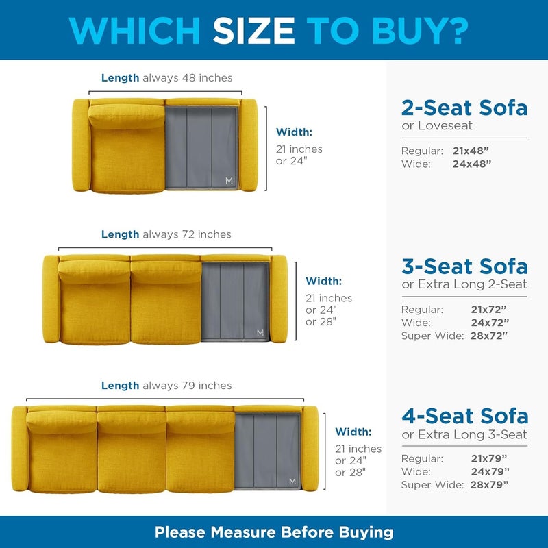 Meliusly Heavy Duty Couch Cushion Support for Sagging Cushions (21x48) Reinforced Plywood Sofa Cushion Support Board for Sagging Seat, Deep Couch Supporter for Under the Cushions, Loveseat Saver - Image 3