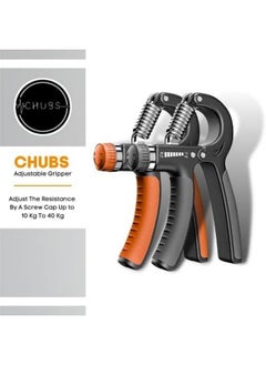 Chubs Fitness Series 10-70Kg Hand Gripper For Men & Women For Gym Workout Hand Exercise Equipment To Use In Home For Forearm Exercise Finger Exercise Power Gripper (Gunmetal Grey)  - Image 3