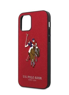U.S.Polo iPhone 12 / 12 Pro 6.1inch PU Hard Case Polo Embroidery - Red  - Image 4