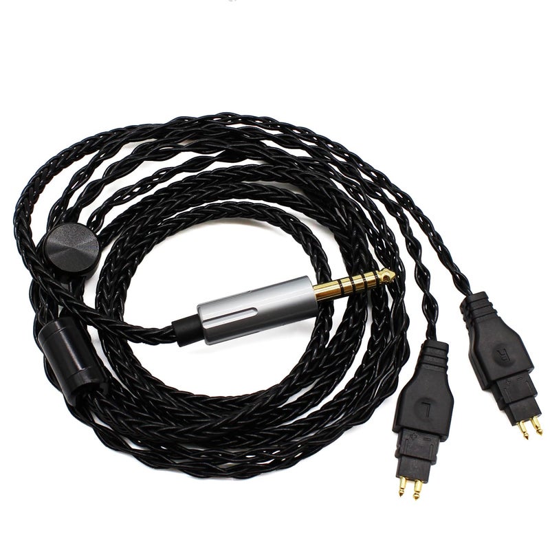 Youkamoo 4.4mm Balanced Replacement Upgrade Cable Compatible with Sennheiser HD650, HD600, HD660S, HD660S2, HD580, HD58X, Massdrop HD6XX Headphones, 4ft 1.2m - Image 1