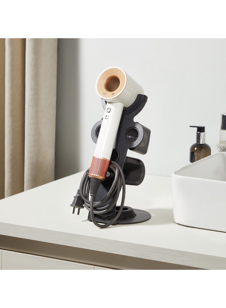 general Countertop hair dryer rack Punch-free adaptation Dyson storage hanger Vertical hair dryer rack for home barbershop - Image 1