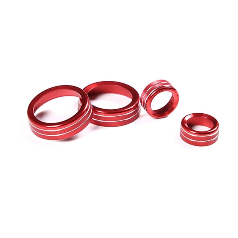 QASULER Aluminum Alloy Air Conditioner Knob Cover for Corvette C7 - Image 1