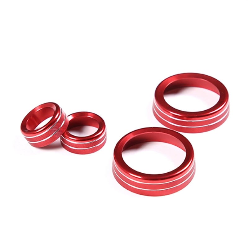 QASULER Aluminum Alloy Air Conditioner Knob Cover for Corvette C7 - Image 3