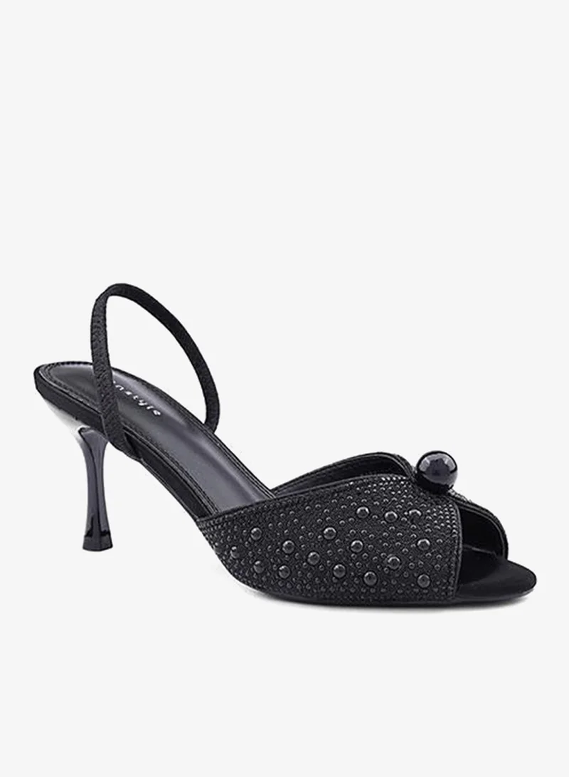 IconStyle Embellished Strappy Heeled Mules