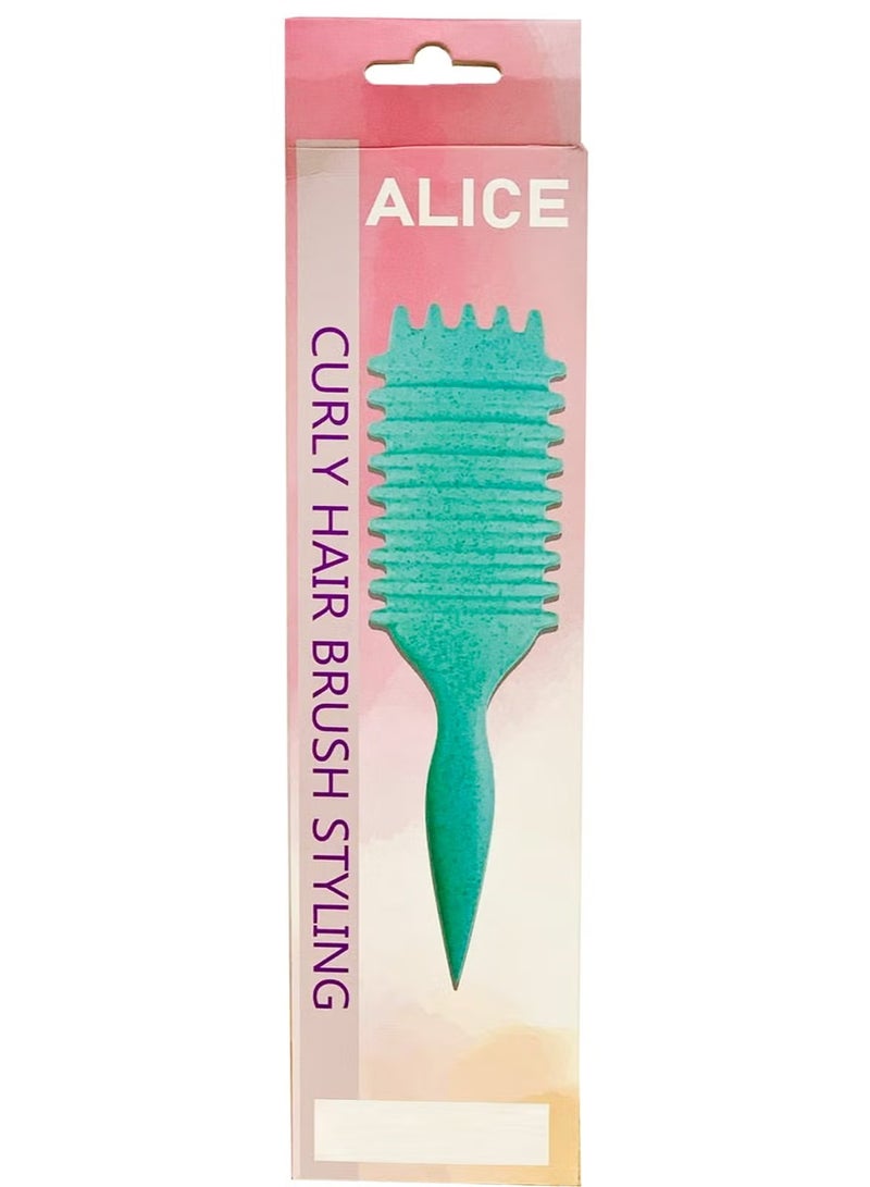 Alice - Brush, Curly Hair Brush Styling, Wet & Dry Detangler Hair Brush, The Essential Tool For Shaping & Styling Your Curls, Achieve Perfectly Defined (Black) - Image 3