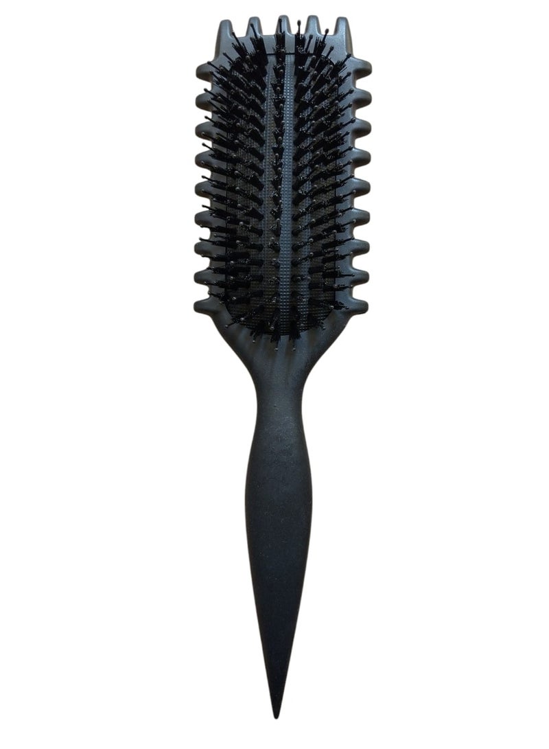 Alice - Brush, Curly Hair Brush Styling, Wet & Dry Detangler Hair Brush, The Essential Tool For Shaping & Styling Your Curls, Achieve Perfectly Defined (Black) - Image 1