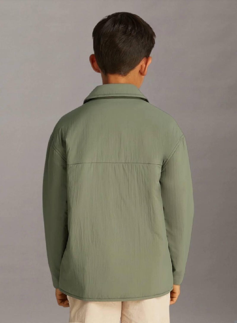 Calvin Klein Jeans Light Nylon Shirt Jacket - Image 2