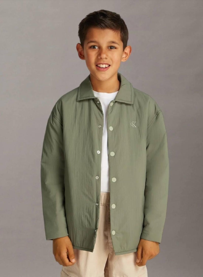 Calvin Klein Jeans Light Nylon Shirt Jacket - Image 1