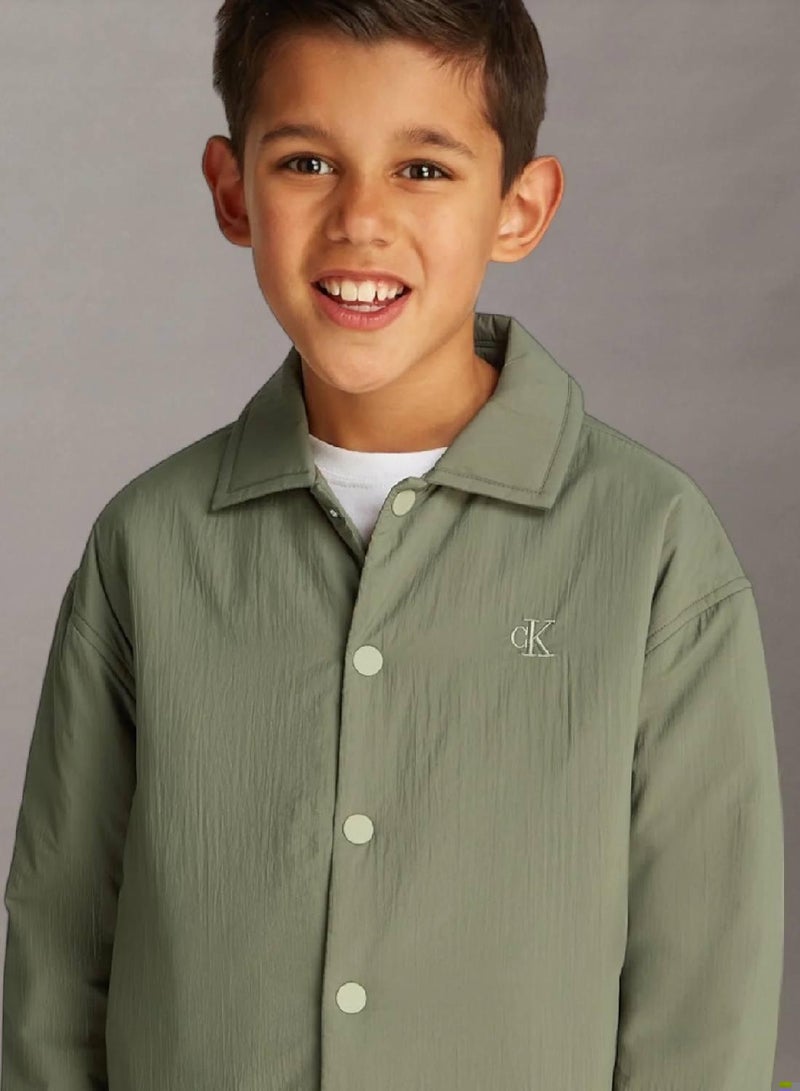 Calvin Klein Jeans Light Nylon Shirt Jacket - Image 3