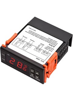 erorex Digital Temperature Controller Stc 1000 Intelligent Temperature Regulator Ac 110~220V Refrigerator Thermostat Support Heating Cooling Temperature Correction Delayed Start High Or Low Temperature Alarm  - Image 1