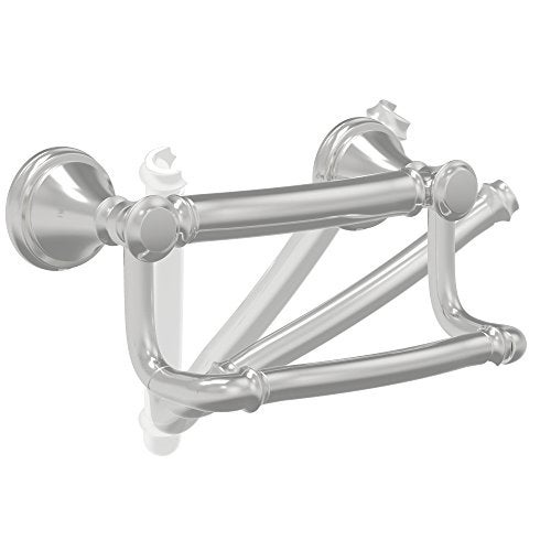DELTA FAUCET Delta Traditional (1-Pack) Toilet Paper Holder w/ Assist Bar ADA Compliant Brilliance Stainless Steel 300 lb Capacity Grab Bar for Seniors Bath Safety Handle, Balance Assist, Toilet Grip Bar 41350-SS - Image 3