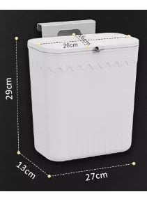BHRAKUTI BHRAKUTI 24 Gallon Kitchen Compost Bin for Counter Top or Under Sink Hanging Small Trash Can with Lid for CupboardBathroomBedroomOfficeCamping Mountable Indoor Compost Bucket  - Image 2