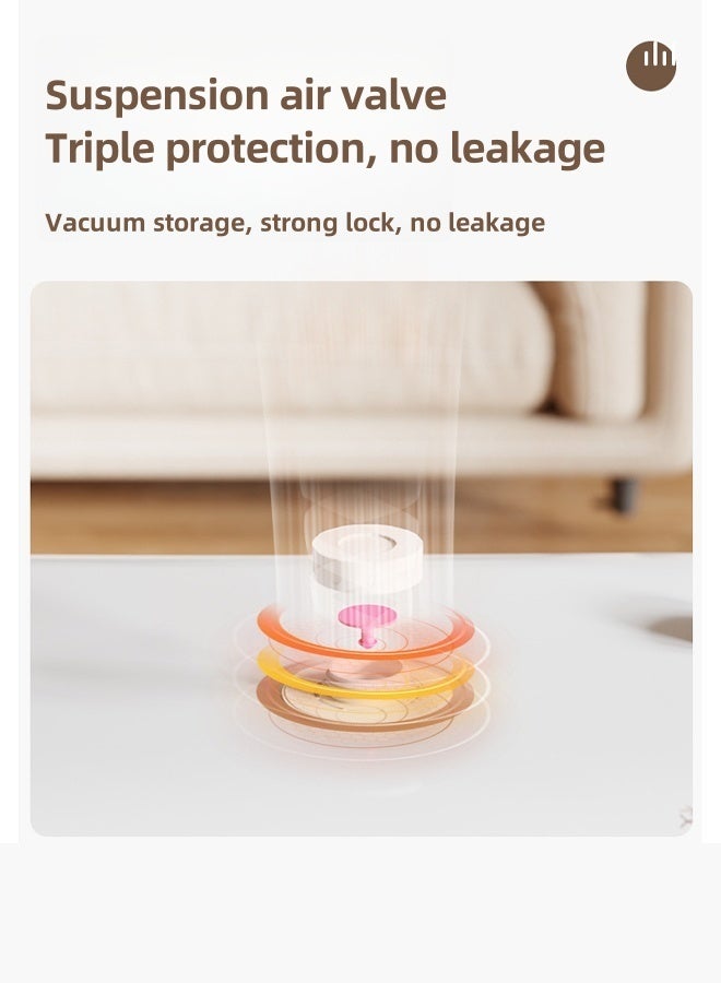 Vacuum Compression Storage Bags with Electric Vacuum Air Pump Space Saver Bags Vacuum Sealer Compression Bags Home Packing Organizers  for Comforters Blankets, Clothes  - Image 4