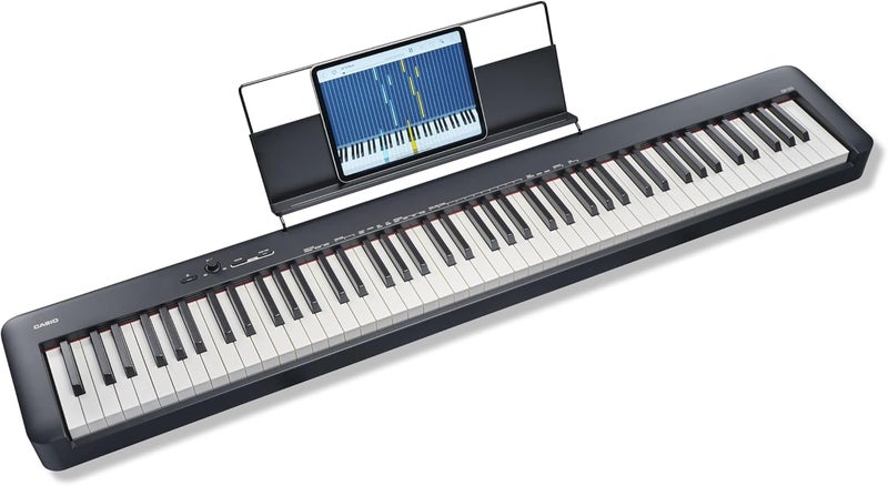 CASIO CDP-S110BKC5 Digital Piano - 88 Keys, Scaled Hammer Action Keyboard, 10 Tones, 2 Demo Songs, Black - Image 1