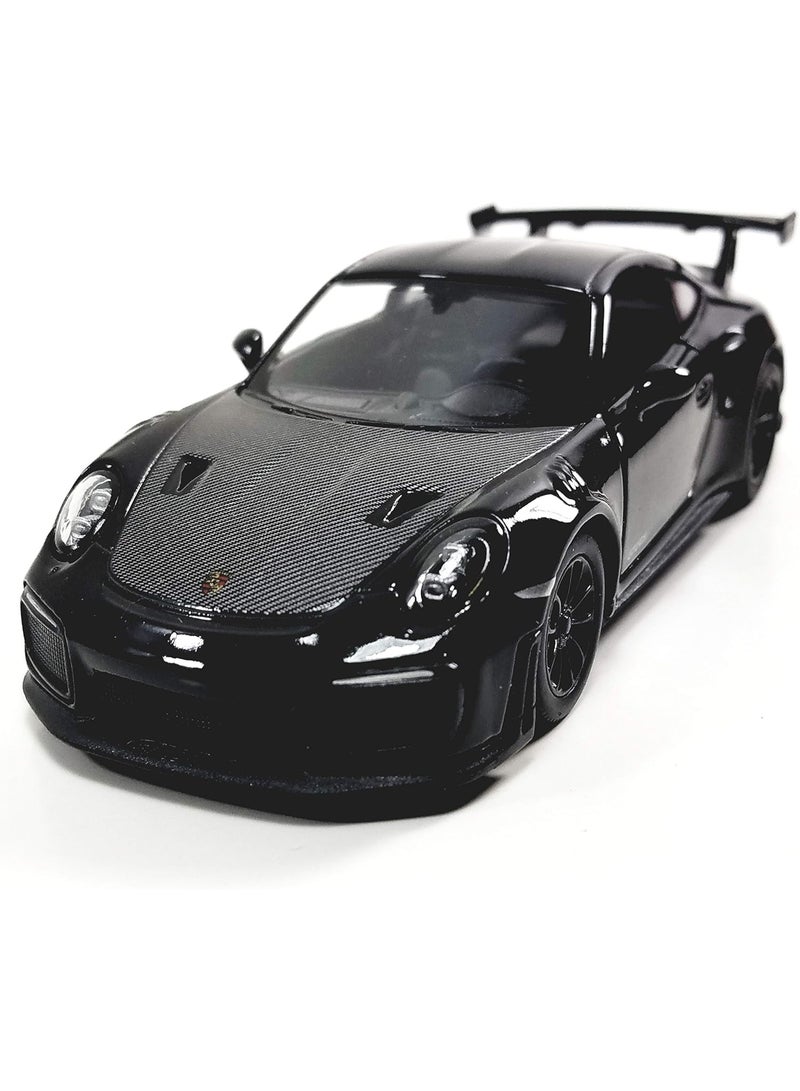HALAMODO 1:36 Porsche 911 GT2 Racing Alloy Car Model Toy , Sports Car Design With Openable Doors , Pull-Back Alloy Die-Cast Car Model Toy , Ornament Racing Alloy Antique Collection Toy Car , Birthday Party Gift For Boys Girls, Collectible Toy Car, Black , 12.5*5.5*3.5 cm - Image 2