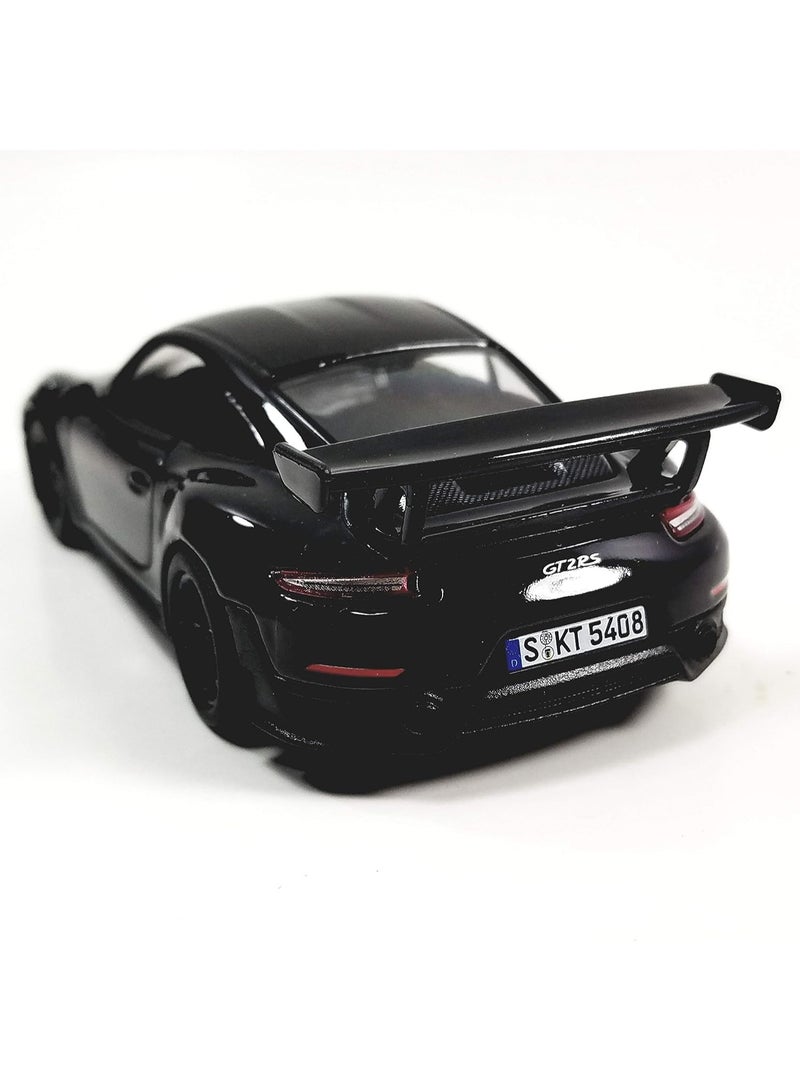 HALAMODO 1:36 Porsche 911 GT2 Racing Alloy Car Model Toy , Sports Car Design With Openable Doors , Pull-Back Alloy Die-Cast Car Model Toy , Ornament Racing Alloy Antique Collection Toy Car , Birthday Party Gift For Boys Girls, Collectible Toy Car, Black , 12.5*5.5*3.5 cm - Image 5
