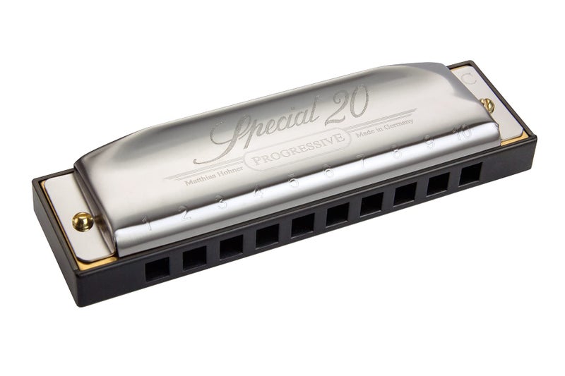 Hohner Special 20 Diatonic Harmonica, C-major - Professional, Responsive Reeds, Injection Molded Plastic Comb with Projecting Mouthpiece - Image 1