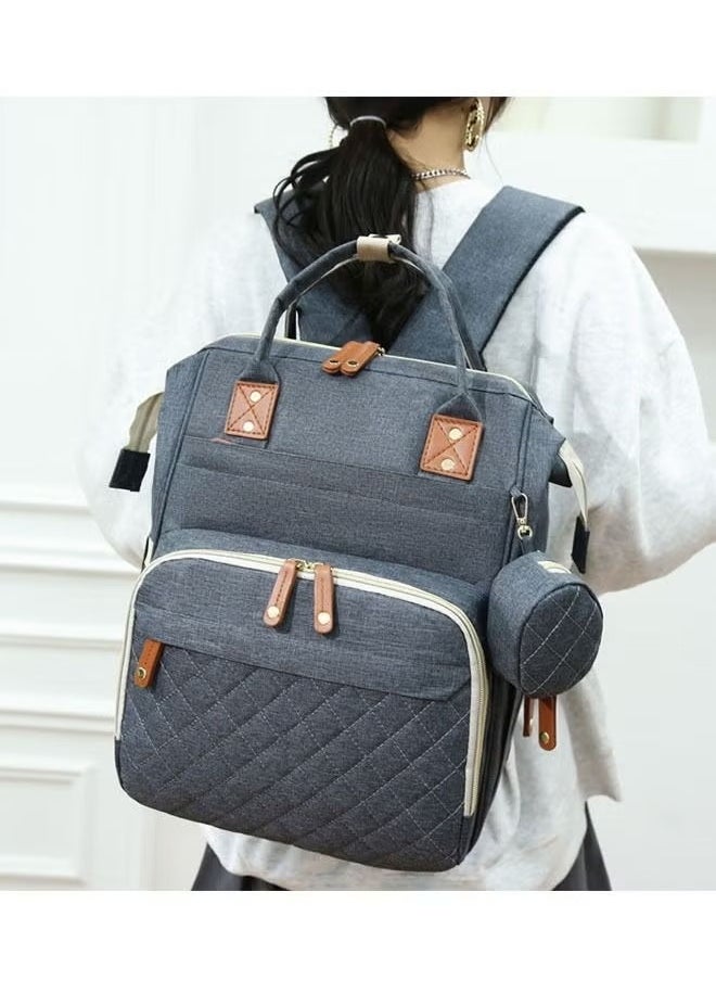 ORiTi - Stylish Multi-Functional Waterproof Baby Large Capacity Durable Travel Diaper Bag - Image 1