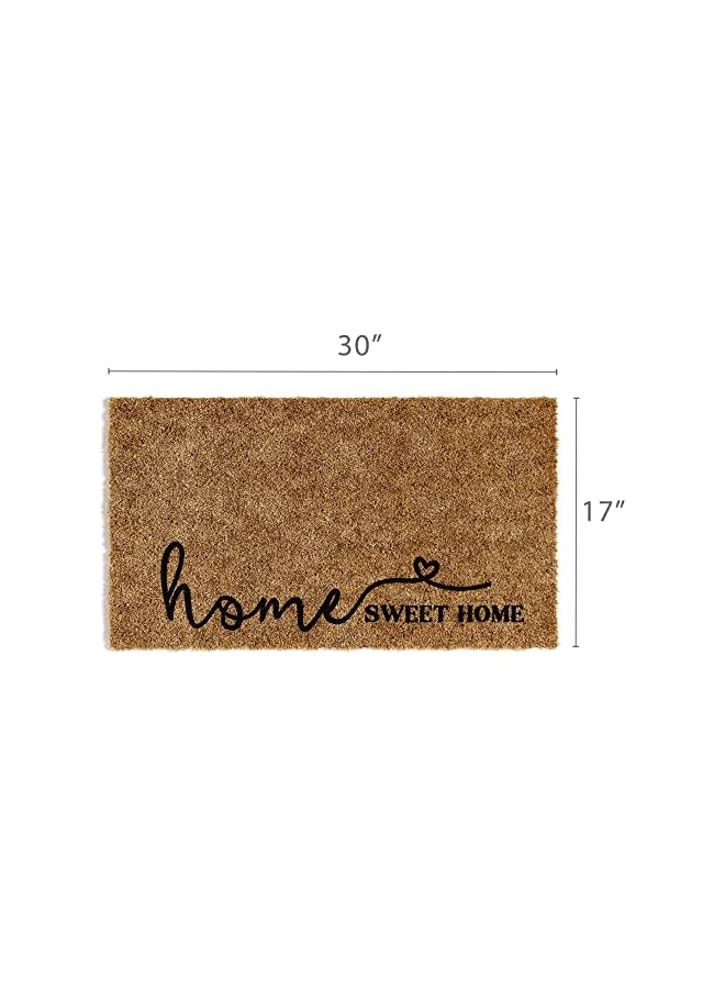The Bros Home Sweet Home' Doormat Welcome Mat for Outdoors, Large Front Door Entrance Mat, 30x17, Brown - Image 3