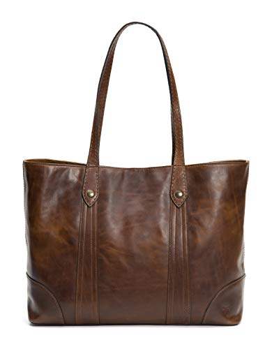 Frye womens Melissa Shopper Tote Shoulder Handbag Dark Brown One Size US