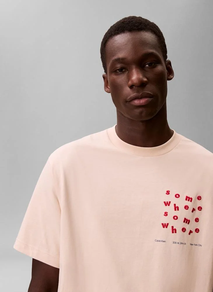 Calvin Klein Jeans  Monologo Graphic T-Shirt for Men | Best Price UAE