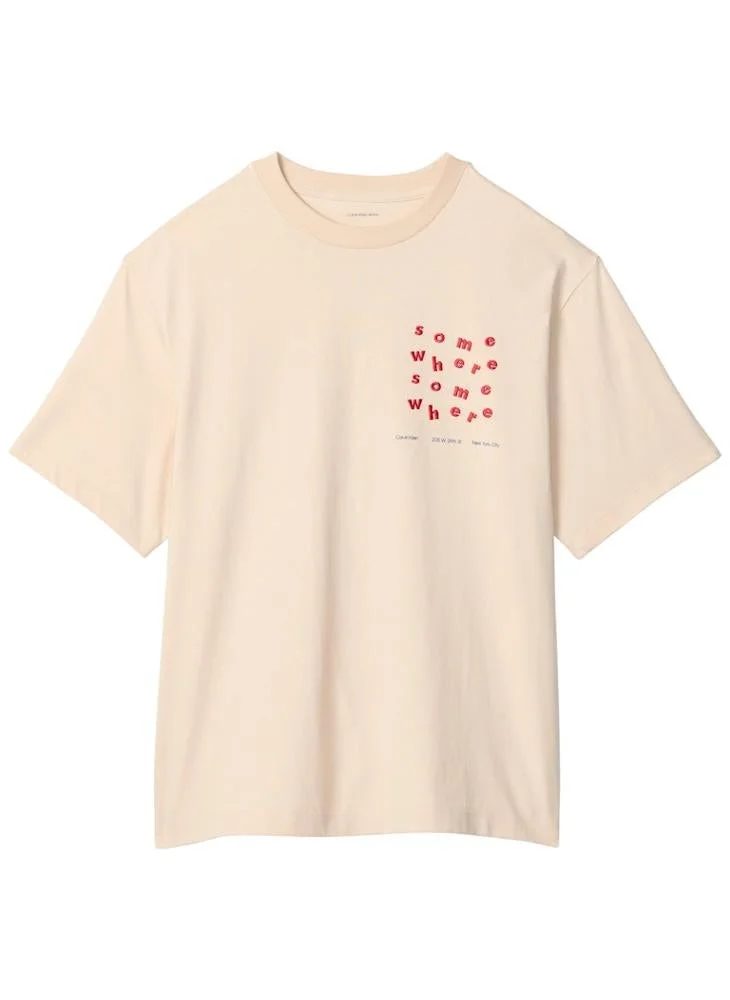 Calvin Klein Jeans  Monologo Graphic T-Shirt for Men | Best Price UAE