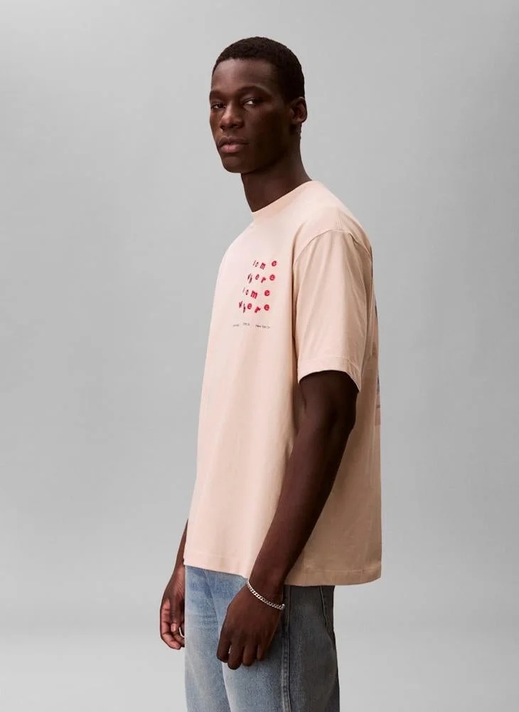 Calvin Klein Jeans  Monologo Graphic T-Shirt for Men | Best Price UAE