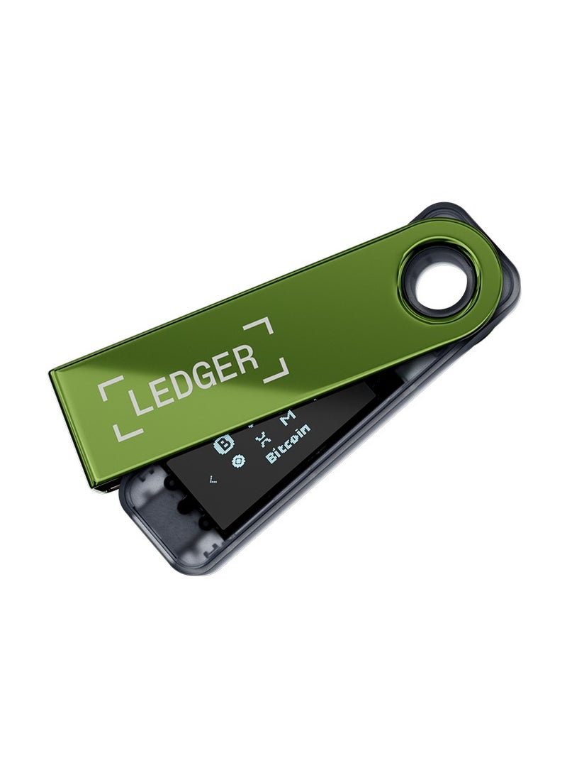 Ledger Nano S Plus Hardware Wallet | Safest Crypto & NFT Cold Storage, OLED Screen, Type-C Connectivity, 5000+ Coins Supported, for Android, MacOS & Windows - Oxidate Green - Image 5