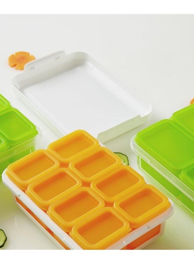 400ml orange detachable baby silicone food complementary box - Image 1