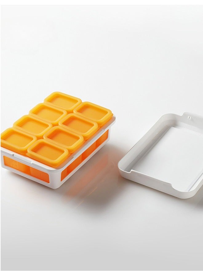 400ml orange detachable baby silicone food complementary box - Image 2