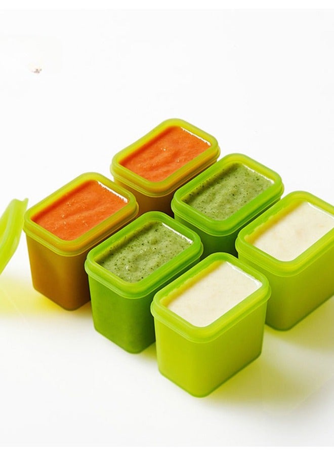 400ml orange detachable baby silicone food complementary box - Image 3