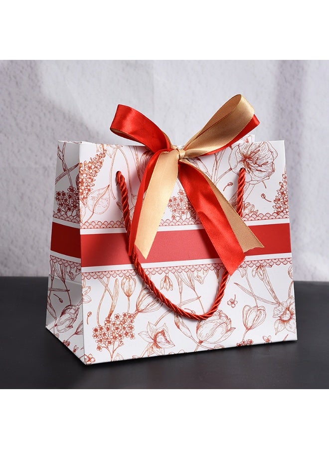 NIBEMINENT 3-Piece Color Gift Bag with Handle, Oil Painting Gift Paper Bags Medium Size Small Gift Bags Birthday Craft Paper Gift Bags for Presents,Birthdays, Mother's Day,Weddings, Party  - Image 5