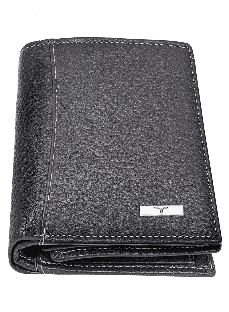 URBANFOREST URBAN FOREST Men's Leather Wallet (UBF130GRY1018, Grey) - Image 5