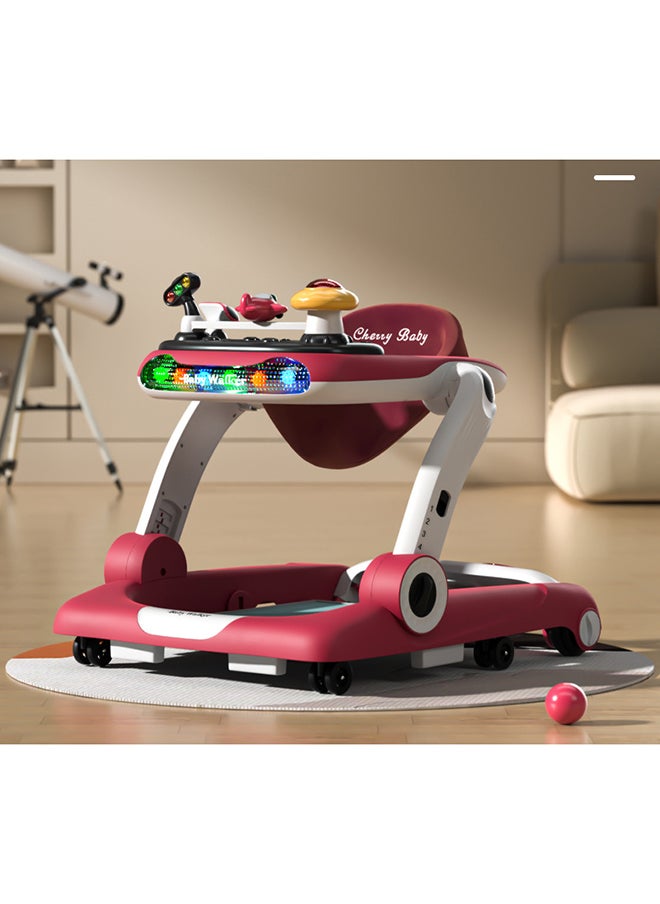 kiddoz Multifunctional Baby Walker - Red 